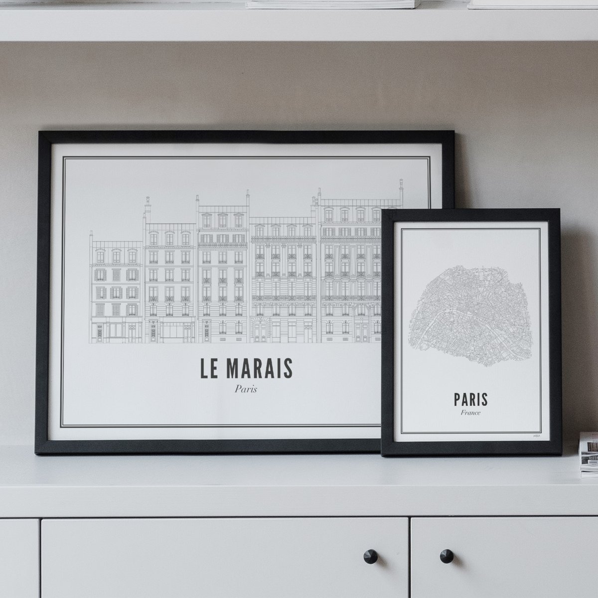 Affiches de Paris - Le Marais | WIJCK.